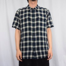 画像2: 2017SS Patagonia ORGANIC COTTON ステアーズマンシャツ L (2)
