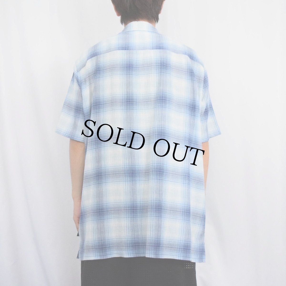 画像3: 2018SS Patagonia ORGANIC COTTON オンブレーチェック柄 ちりめんシャツ XL (3)