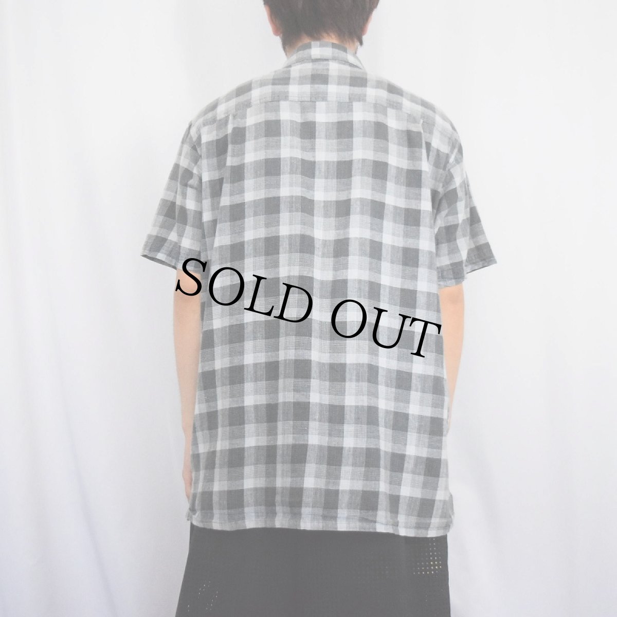 画像3: 2014SS Patagonia チェック柄 ヘンプ×コットンシャツ XL (3)