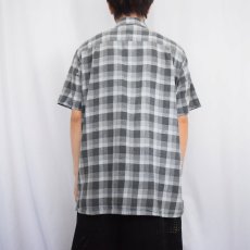 画像3: 2014SS Patagonia チェック柄 ヘンプ×コットンシャツ XL (3)