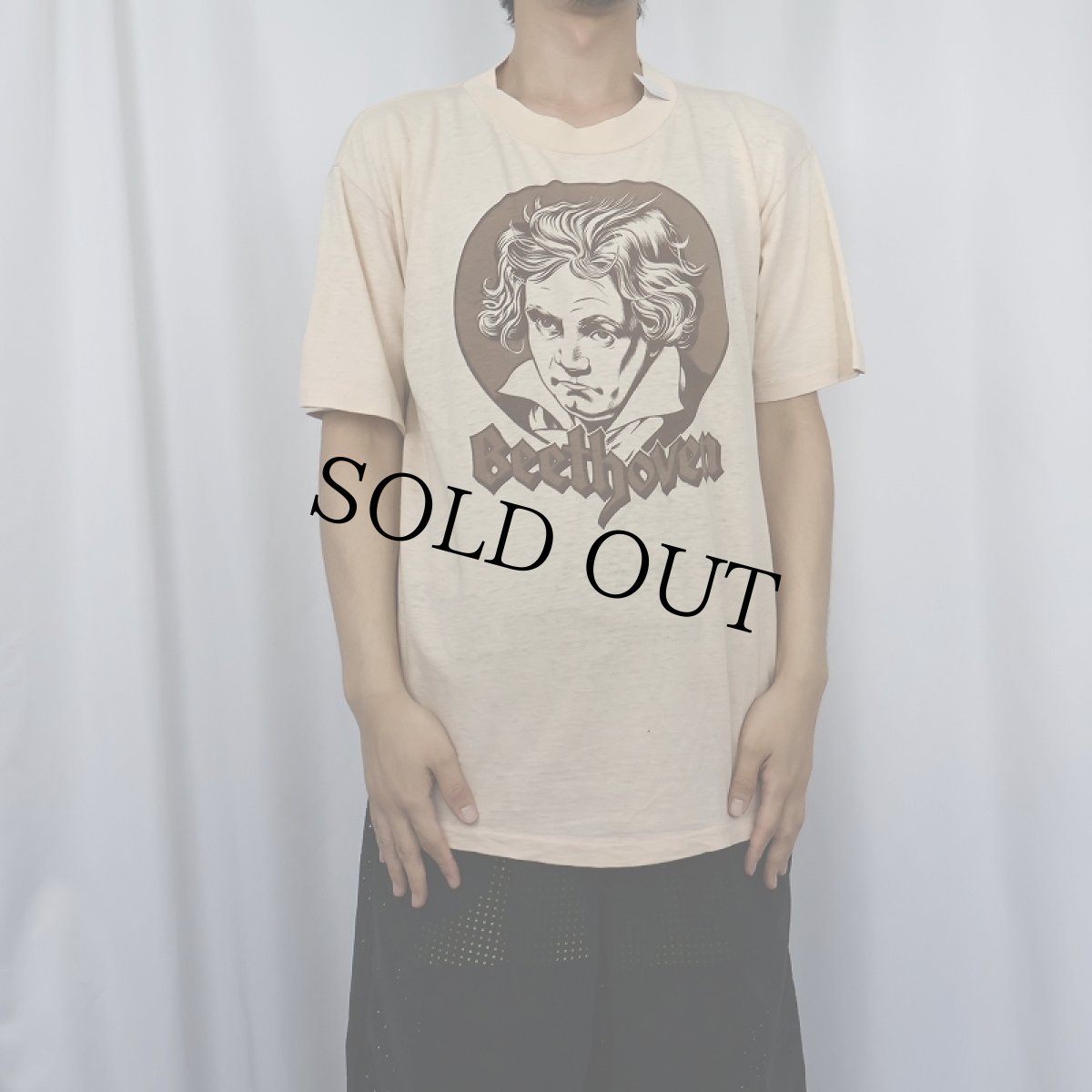 画像2: 70〜80's Beethoven 音楽家 プリントTシャツ (2)