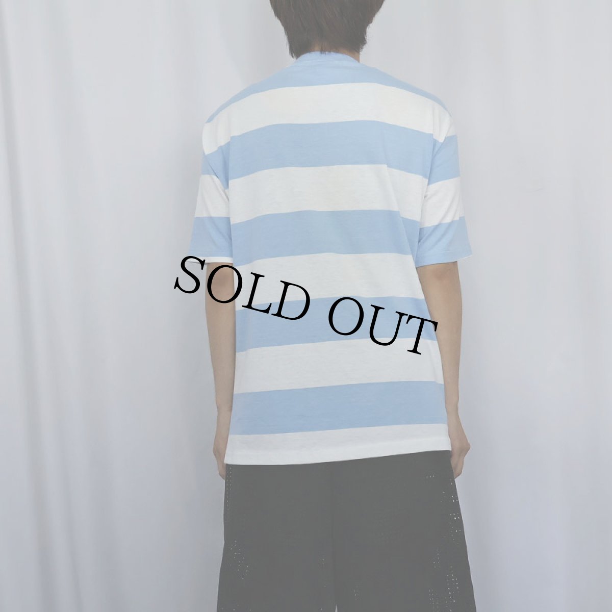 画像3: 90's Mervyn's Men's Collection USA製 ボーダー柄 Tシャツ L (3)