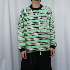 画像2: 90's Ocean Pacific ボーダー柄 ロンT (2)
