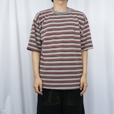 画像2: Ocean Pacific マルチボーダー柄 Tシャツ (2)