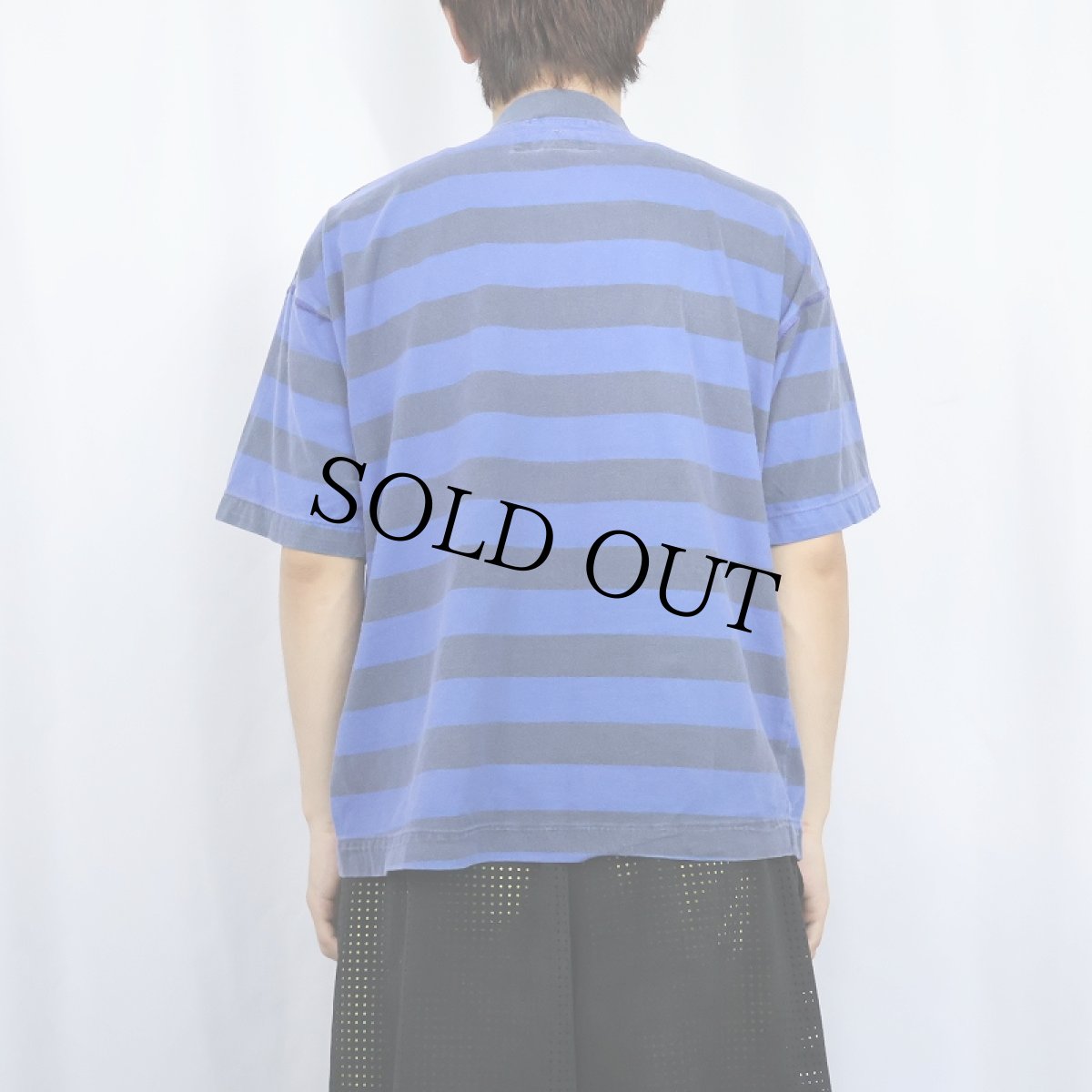 画像3: 90's Quiksilver ボーダー柄 ポケットTシャツ S (3)