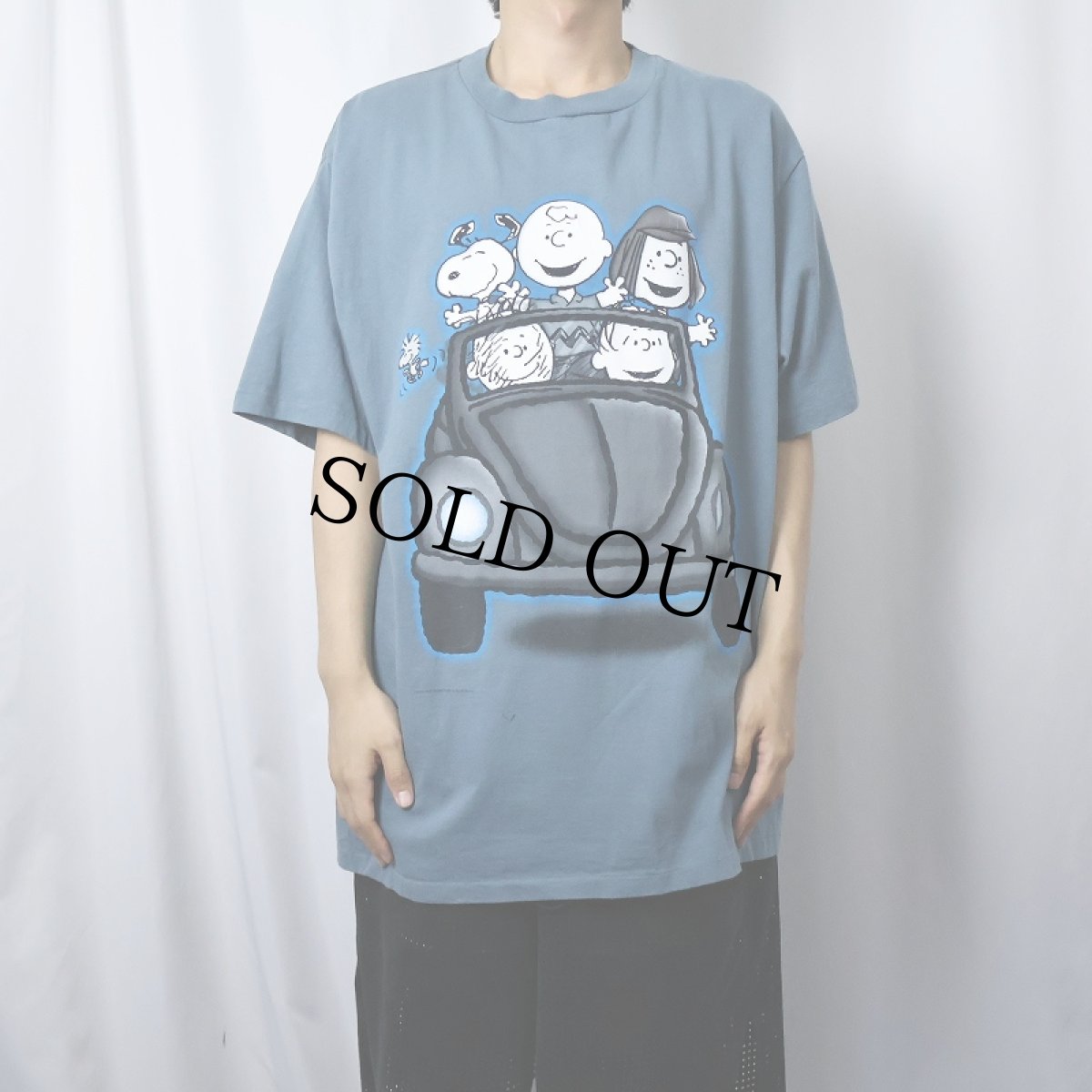 画像2: 90's PEANUTS USA製 キャラクタープリントTシャツ XL (2)