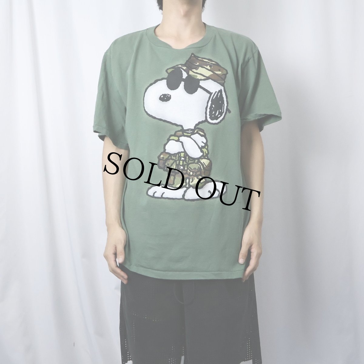 画像2: 90's SNOOPY USA製 "THE FEW THE PROUD THE COOL" キャラクタープリントTシャツ L (2)