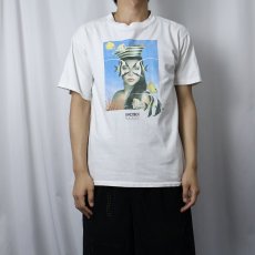 画像2: 90's LUXOTTICA アイウェア企業 プリントTシャツ L (2)