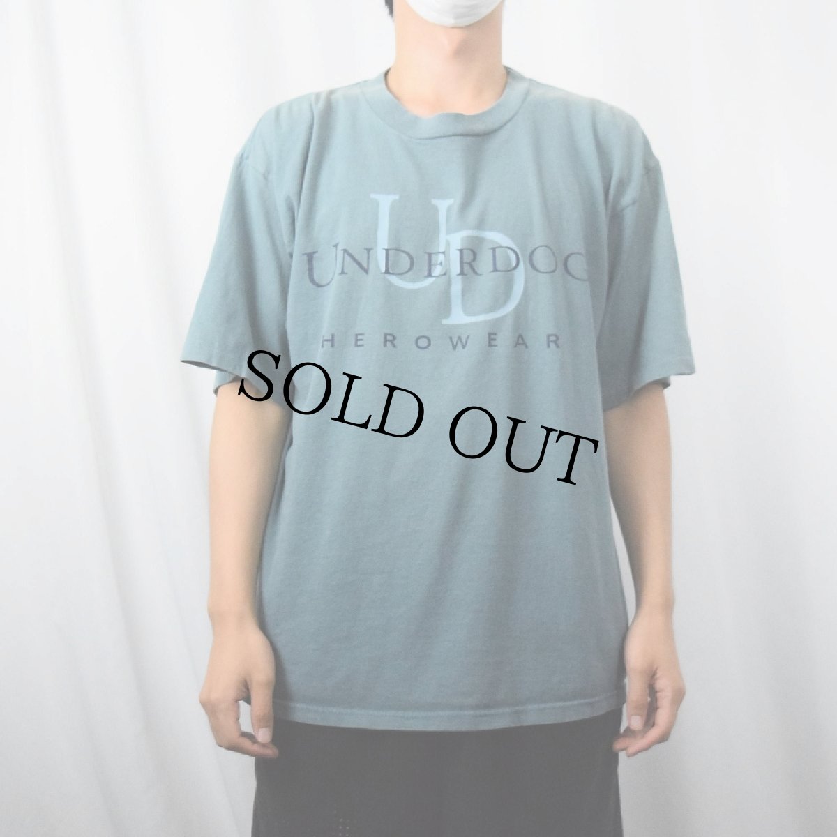 画像2: 90's UNDERDOG USA製 キャラクターパロディプリントTシャツ L (2)