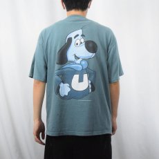画像3: 90's UNDERDOG USA製 キャラクターパロディプリントTシャツ L (3)