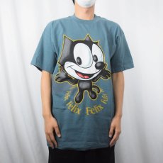 画像2: 90's Felix the Cat USA製 キャラクタープリントTシャツ L (2)