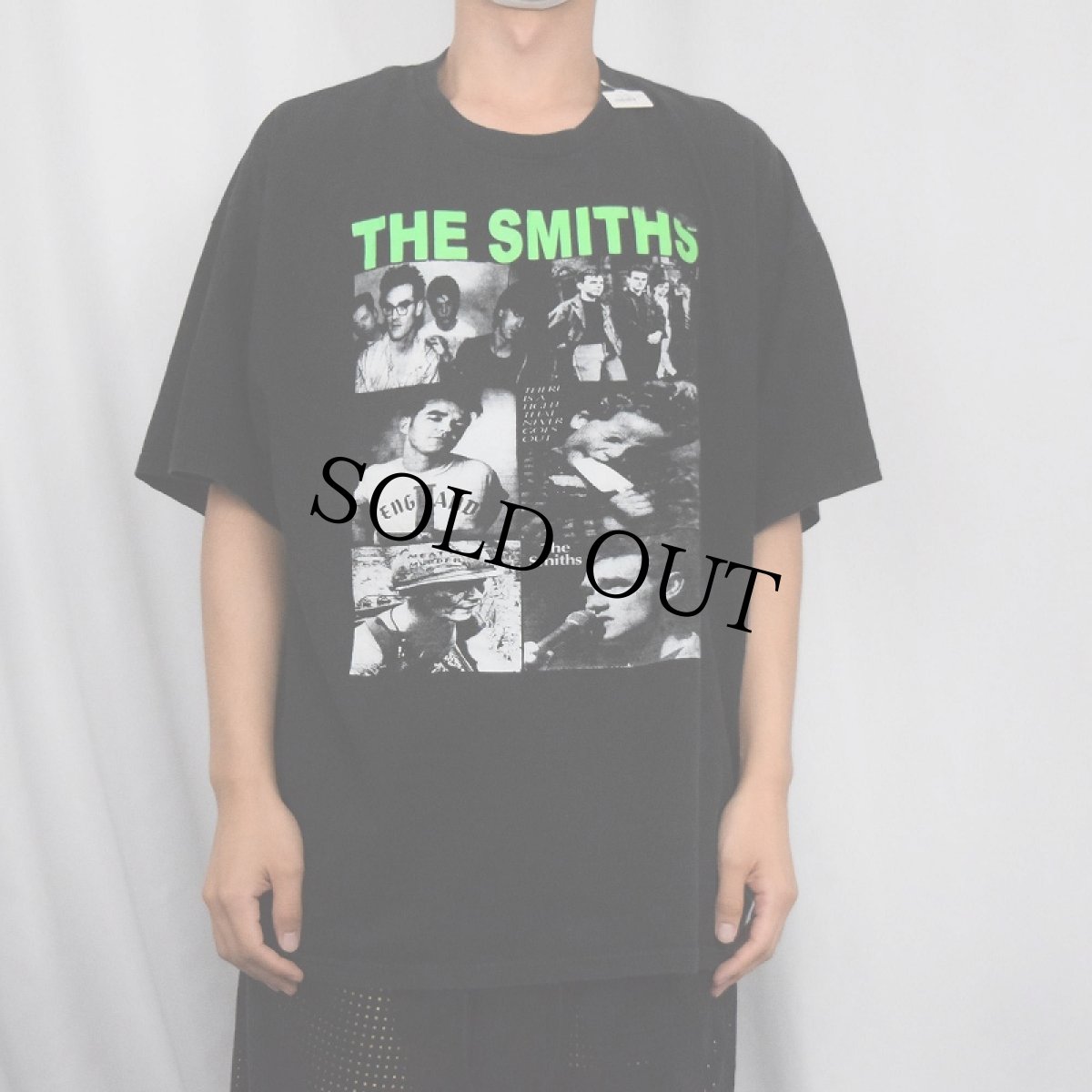 画像2: THE SMITHS ロックバンド プリントTシャツ BLACK (2)