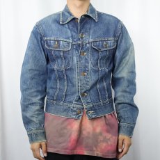 画像2: 50's Lee 101-J 赤タグ デニムジャケット size38 (2)