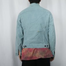 画像3: 70's Levi's 70505 コーデュロイジャケット MINT GREEN SIZE38 (3)
