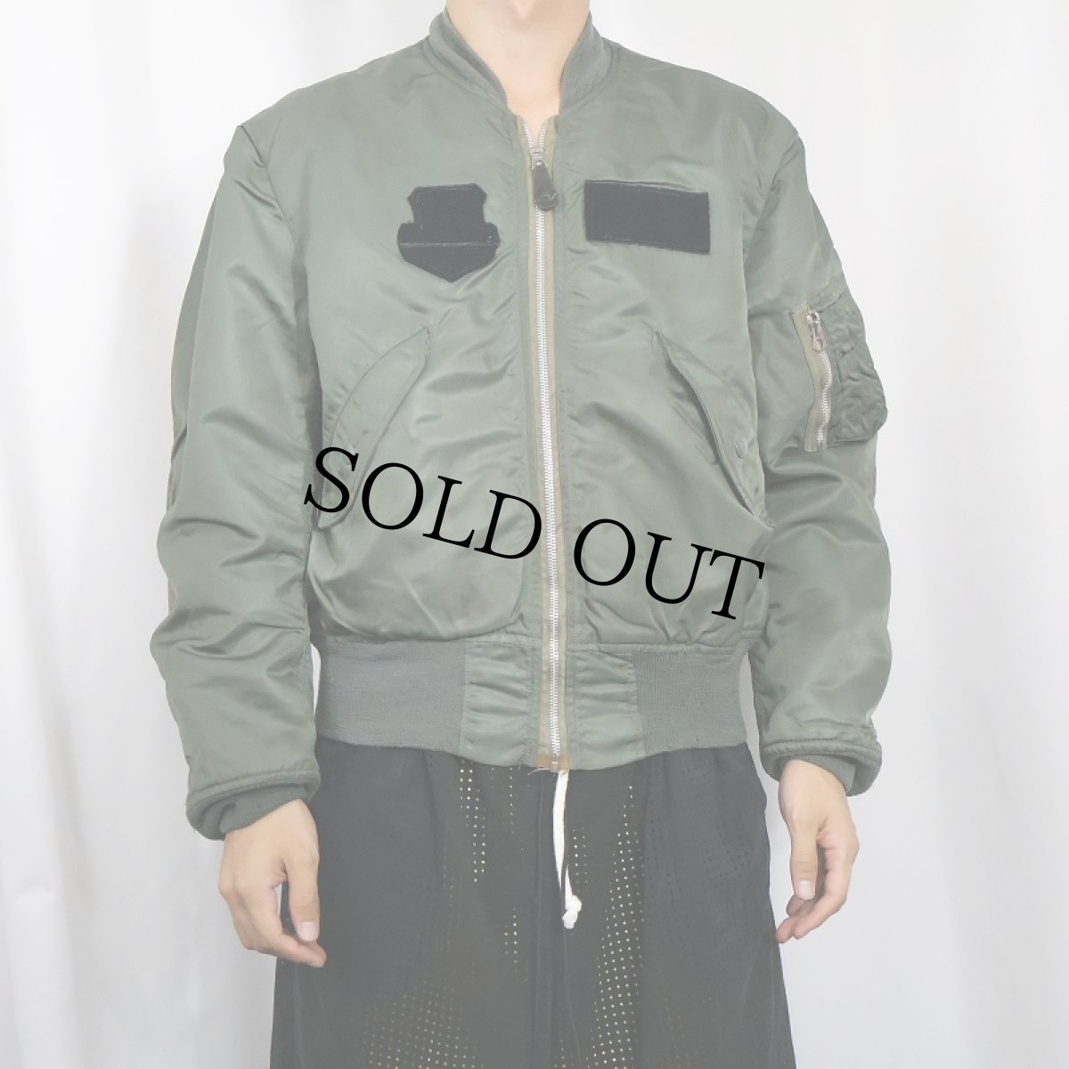 画像2: 70's U.S.AIR FORCE L-2B フライトジャケット MEDIUM (2)