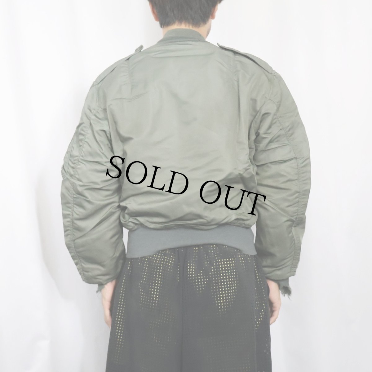 画像3: 60's U.S.AIR FORCE L-2B フライトジャケット MEDIUM相当 (3)