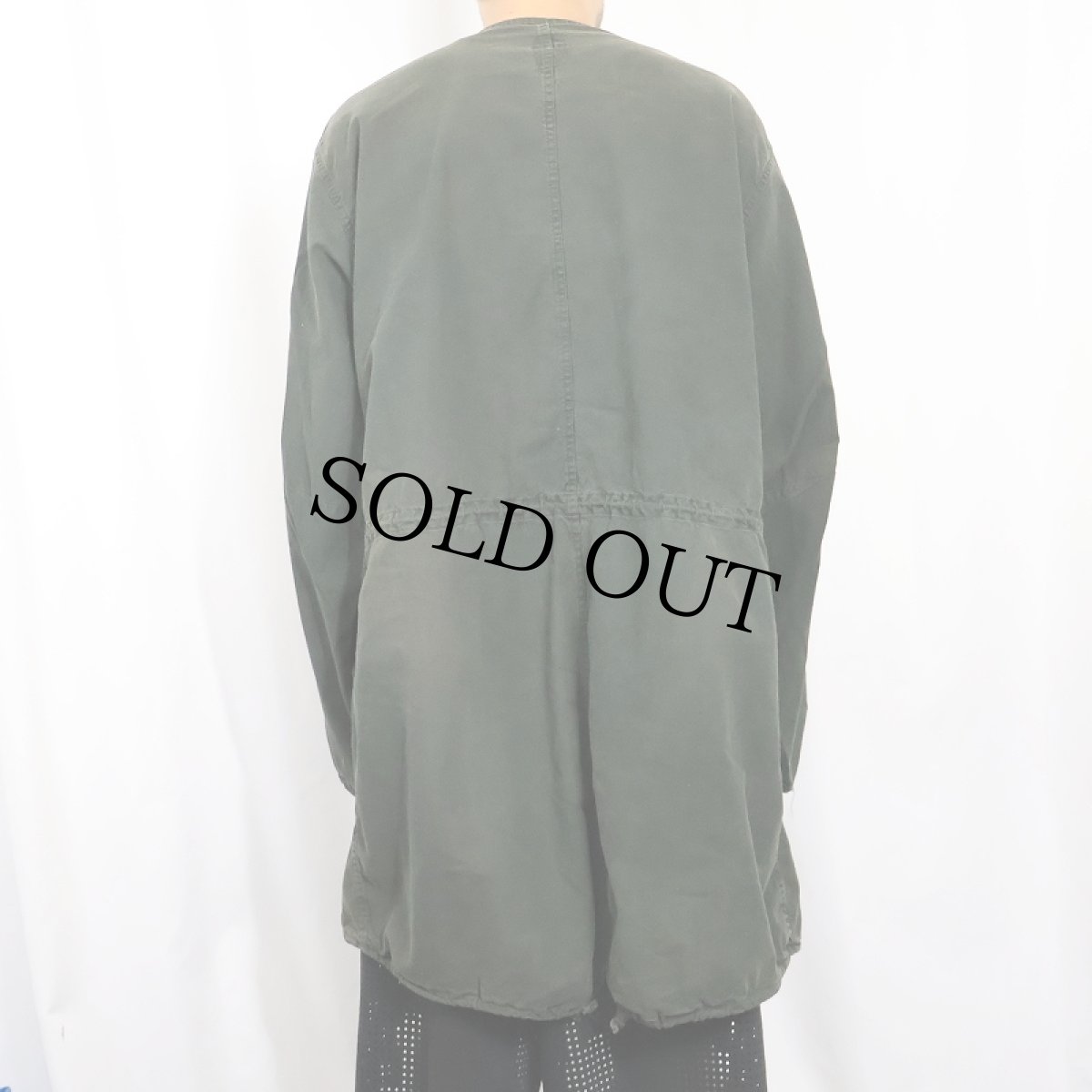 画像3: 60's U.S.ARMY ガスプロテクティブコート 後染め MEDIUM (3)