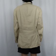 画像3: 90's〜 Yves Saint-Laurent リネン テーラードジャケット (3)