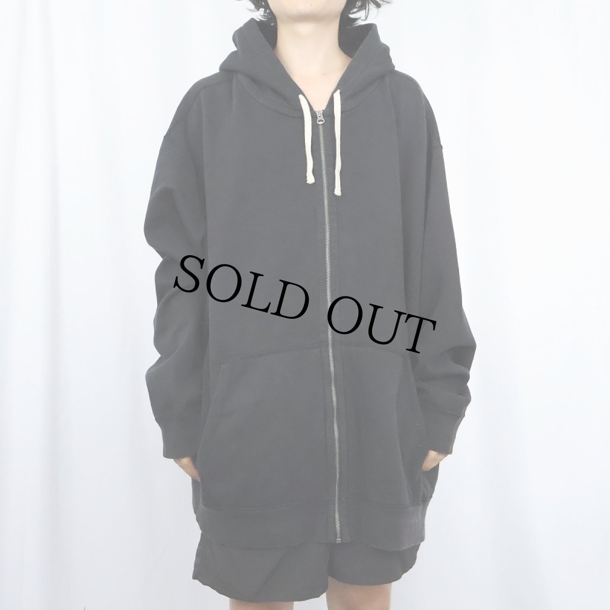 画像2: POLO Ralph Lauren ロゴ刺繍 スウェットジップパーカー BLACK 4XLT (2)