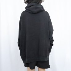 画像3: POLO Ralph Lauren ロゴ刺繍 スウェットジップパーカー BLACK 4XLT (3)