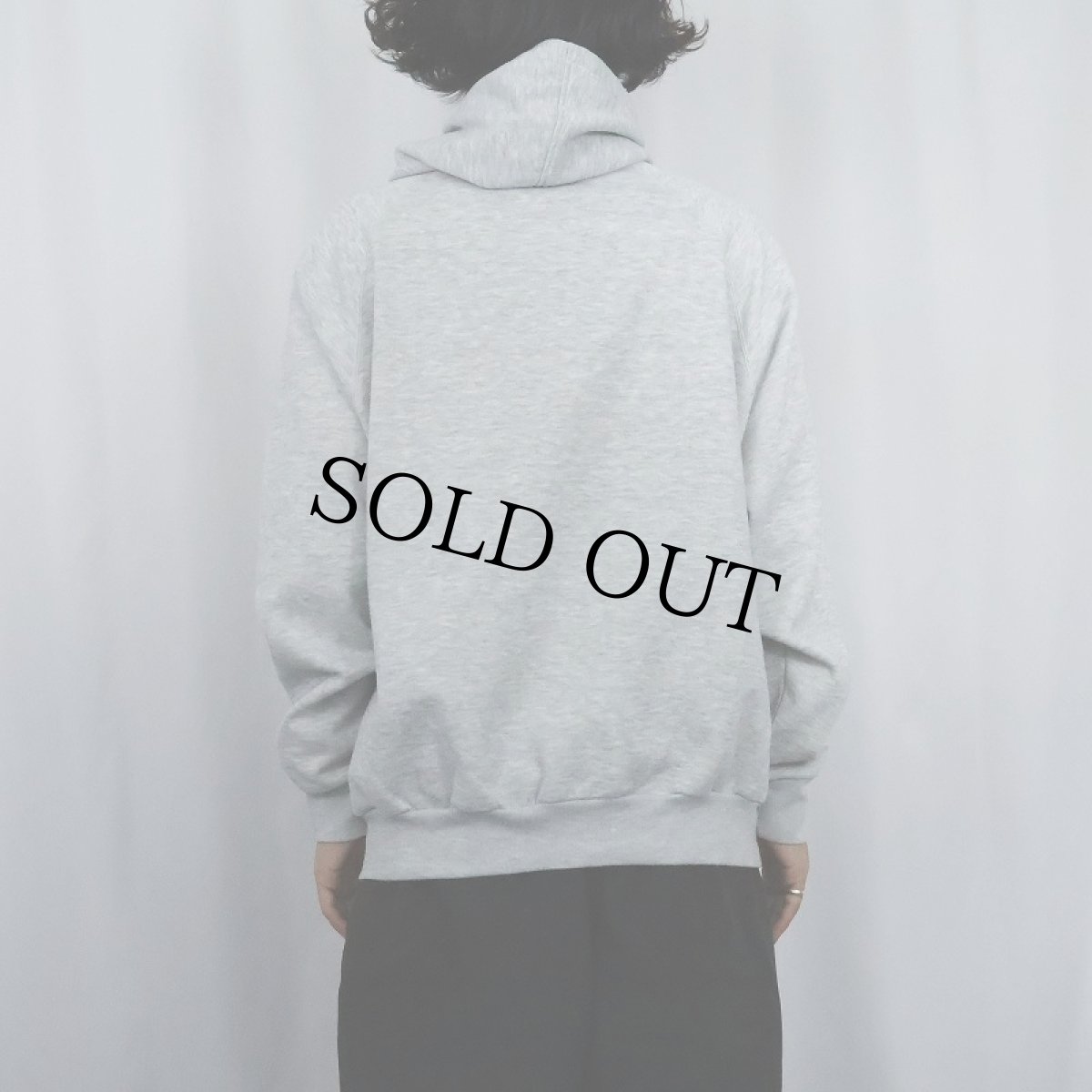 画像3: 80's adidas ロゴ刺繍 スウェットジップパーカー (3)