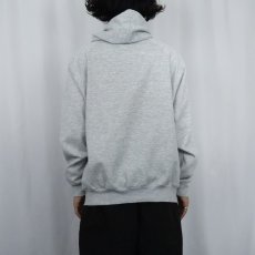 画像3: 80's adidas ロゴ刺繍 スウェットジップパーカー (3)