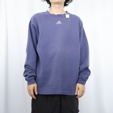 画像2: adidas ロゴ刺繍 スウェット M (2)