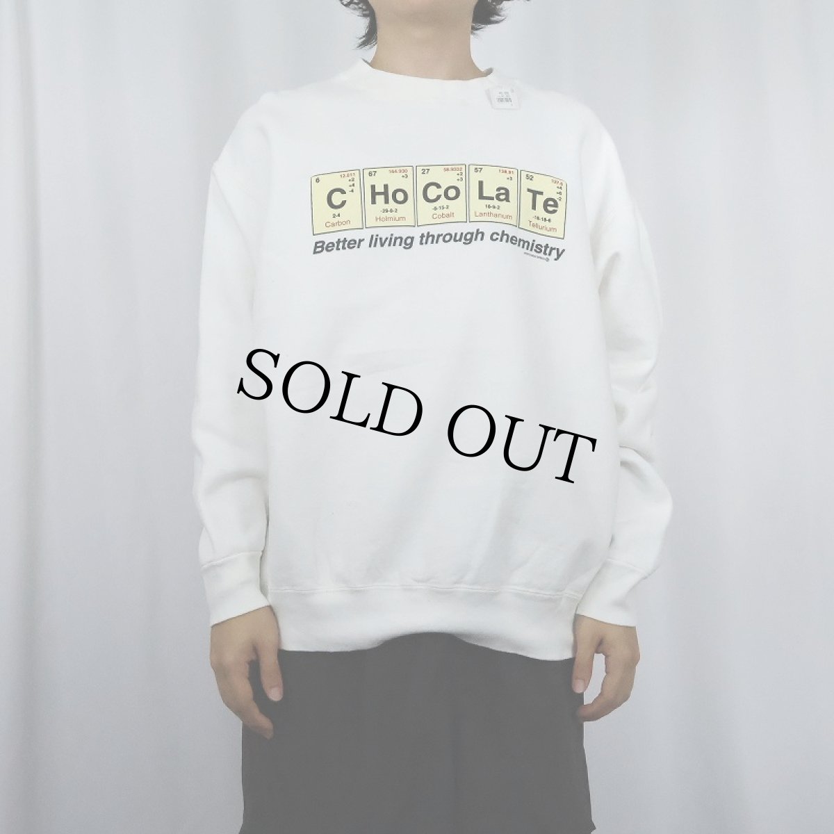 画像2: 90〜2000's "COHOCOLATE" 元素記号 プリントスェット XL (2)