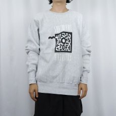 画像2: 90's Lee USA製 "SOFTWARE ARTISTRY" プリントスウェット L (2)
