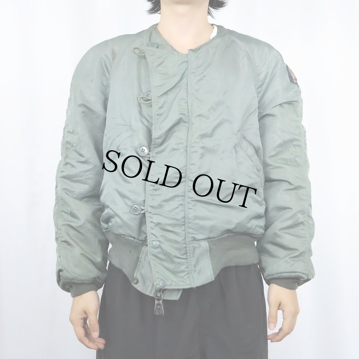 画像3: 50's U.S.AIR FORCE N-2B "CUT OFF" フライトジャケット MEDIUM (3)