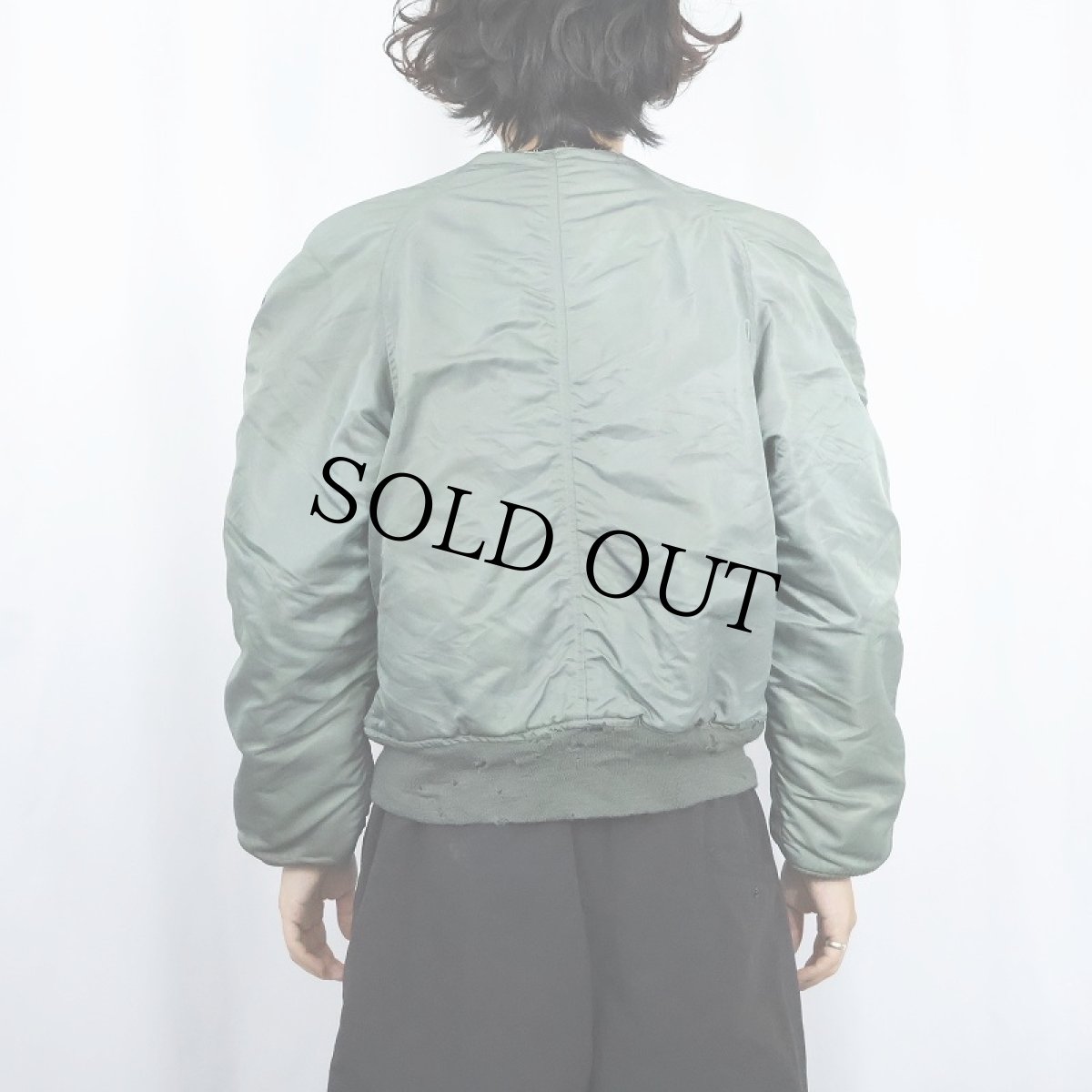 画像4: 50's U.S.AIR FORCE N-2B "CUT OFF" フライトジャケット MEDIUM (4)