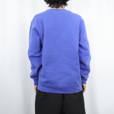 画像3: 80〜90's Champion USA製 青刺繍タグ 中期 前Vロゴ刺繍スウェット XL (3)
