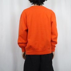 画像4: 80〜90's Champion USA製 青刺繍タグ 中期 前Vロゴ刺繍スウェット XL (4)