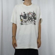 画像2: 90's THE COFFEE ROASTERY USA製 アーティストプリントTシャツ XL (2)