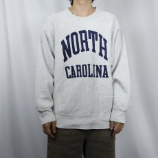 画像2: 90's SANTEE HVYWT USA製 REVERSE WEAVE TYPE プリントスウェット M (2)