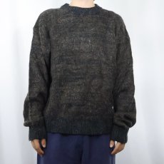画像2: 90's ADAM SLOANE モヘアニットセーター M (2)