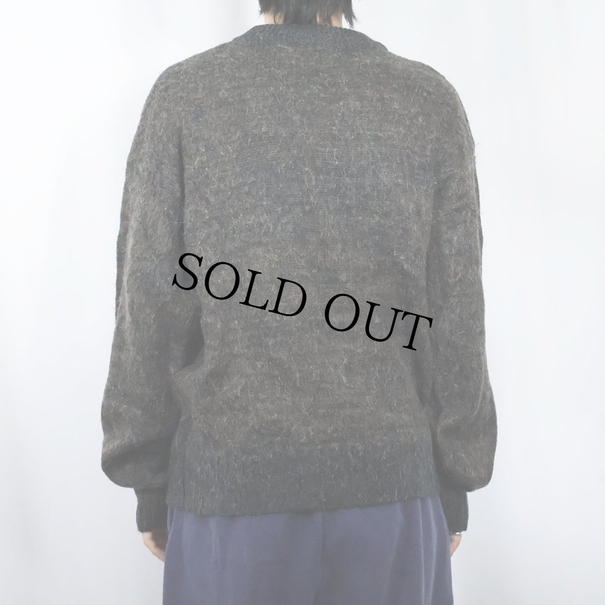 画像3: 90's ADAM SLOANE モヘアニットセーター M (3)