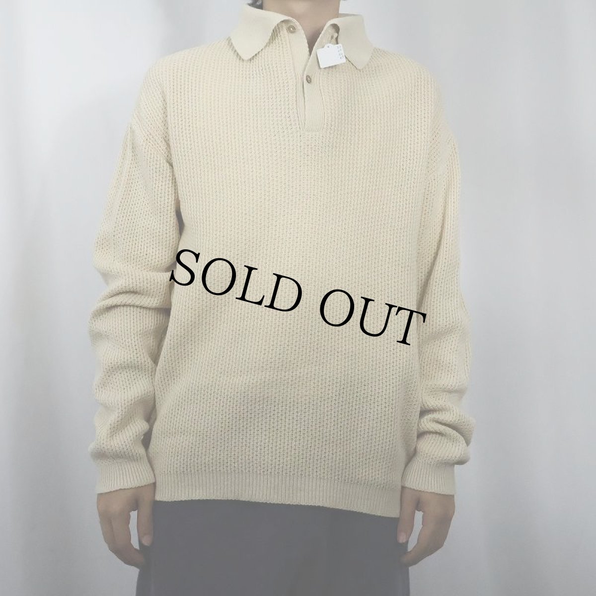 画像5: Kangourou FRANCE製 コットンニット ポロシャツ (5)