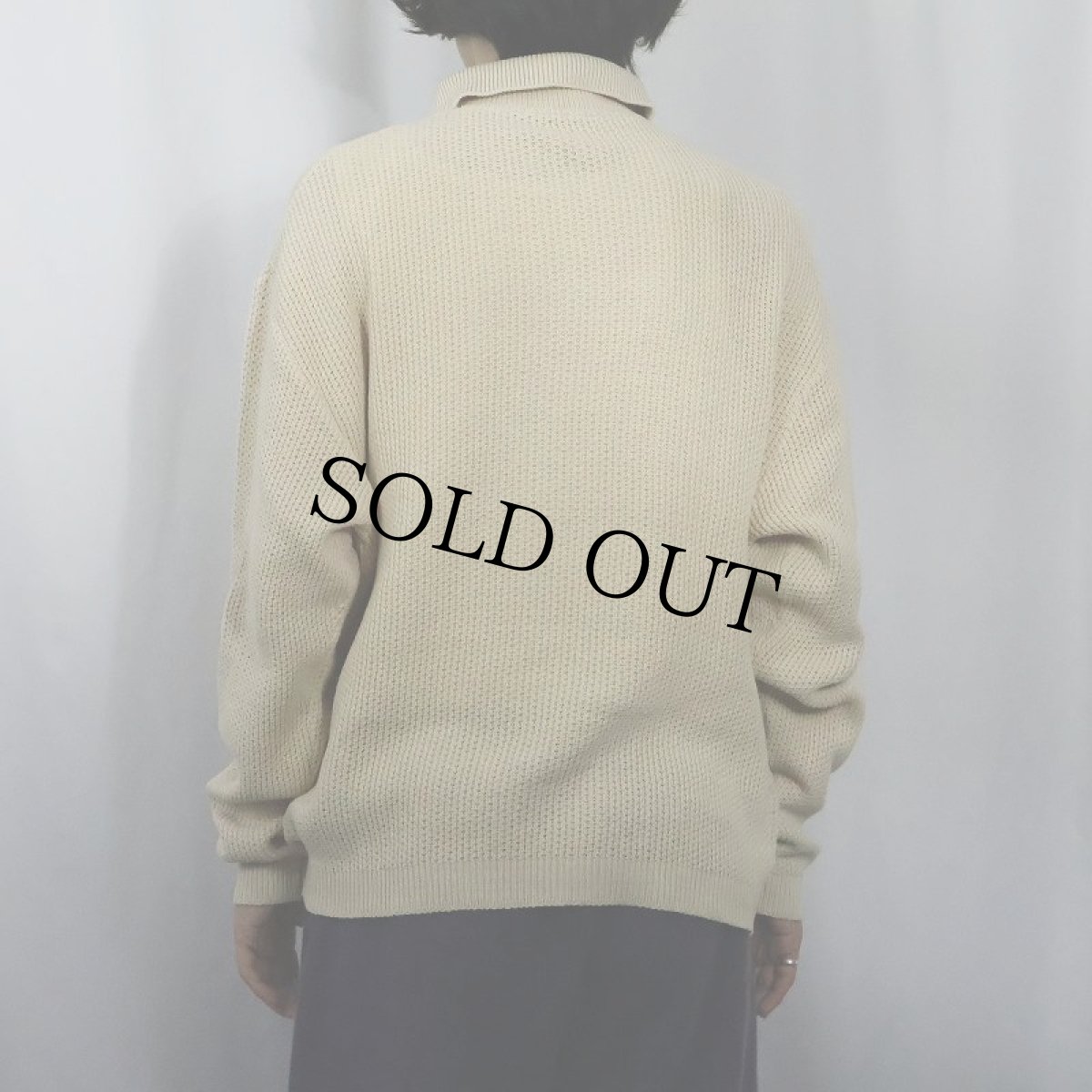 画像6: Kangourou FRANCE製 コットンニット ポロシャツ (6)