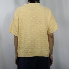 画像3: 90's DAVID BRETT USA製 柄編み コットンニットセーター (3)