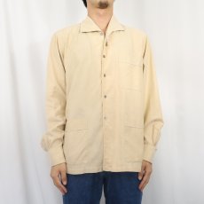 画像2: 〜60's EURO コットンワークシャツ (2)