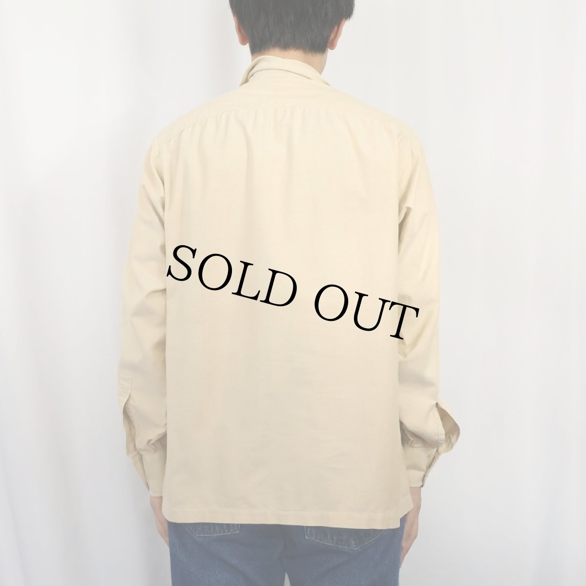 画像3: 〜60's EURO コットンワークシャツ (3)