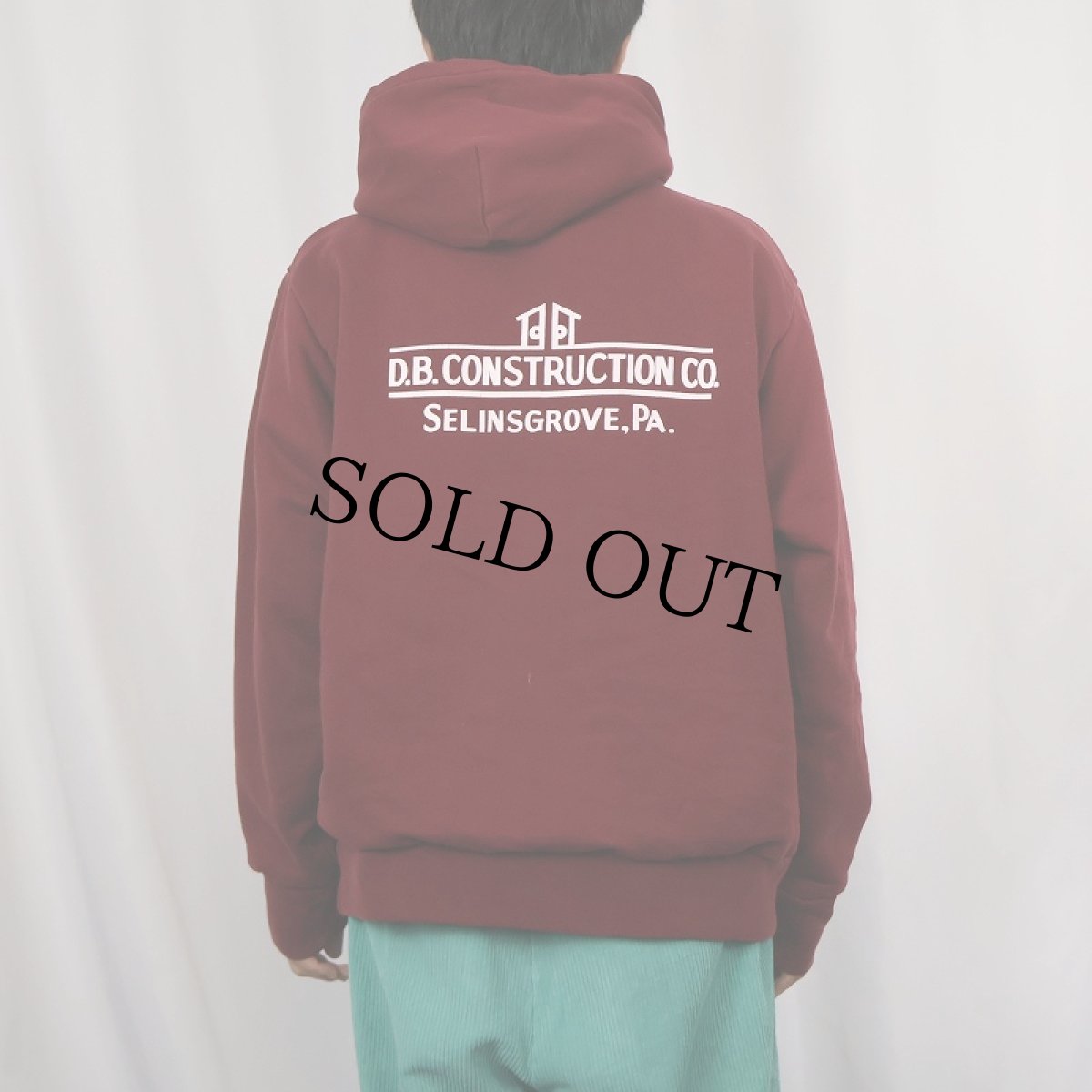 画像4: 90's CAMBER USA製 裏サーマル スウェットフーディー L (4)