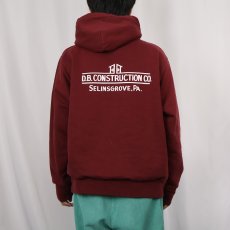 画像4: 90's CAMBER USA製 裏サーマル スウェットフーディー L (4)