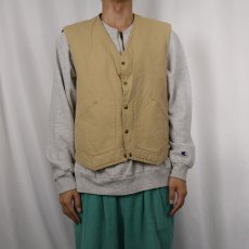 画像2: 80's CAMP7 中綿入り コットンベスト (2)
