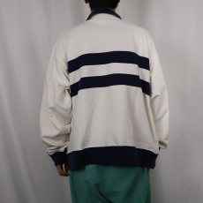 画像3: 90's Ralpha Lauren POLO SPORT ロゴ刺繍 ハーフジップ ハイネックスウェット XL (3)
