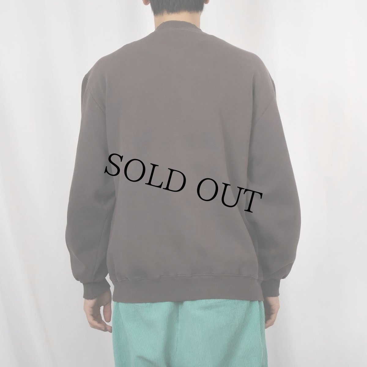 画像3: adidas ロゴ刺繍 前Vスウェット M (3)