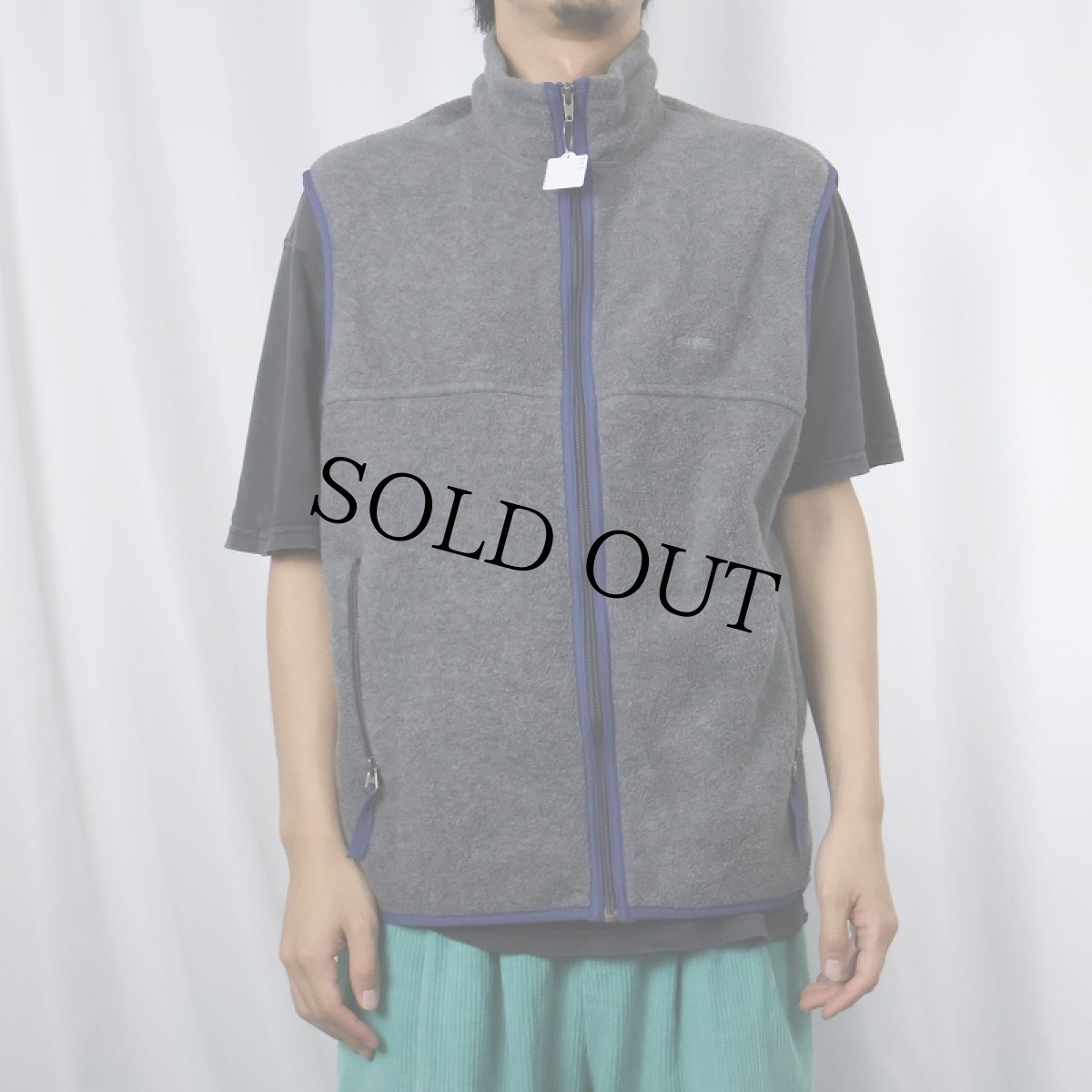 画像2: 2000's Patagonia シンチラフリースベスト L (2)