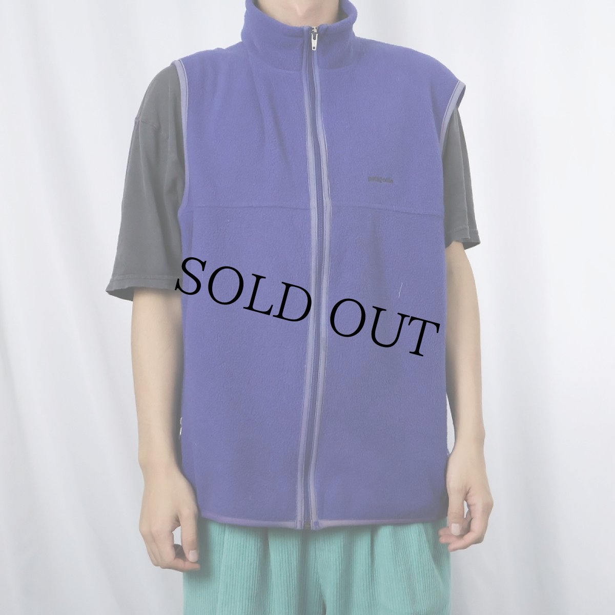 画像2: 90's Patagonia USA製 シンチラフリースベスト XL (2)