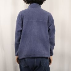 画像3: 80's L.L.Bean 筆記体ロゴ刺繍 ハーフスナップフリースジャケット (3)
